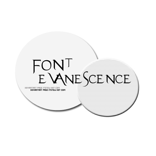 Font evanescence.