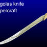 Legolas knife - template
