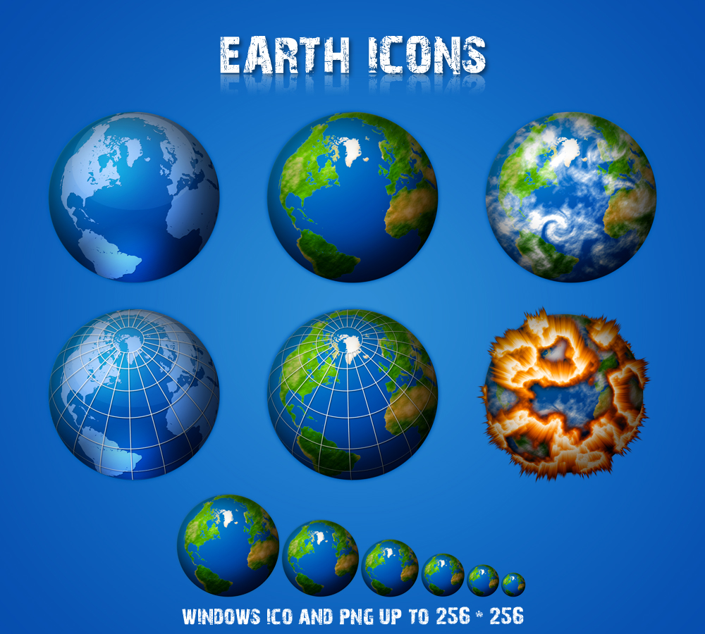 Earth icons