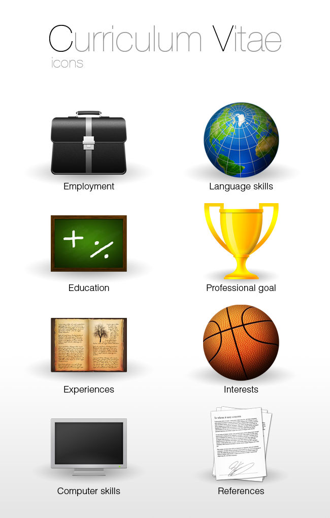 CV icons by miffo on DeviantArt