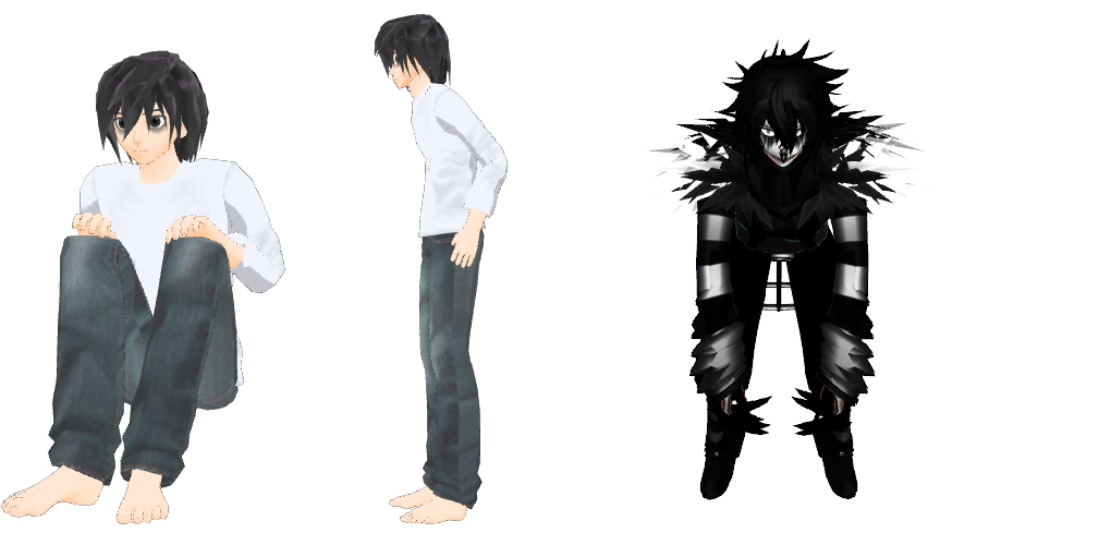 Death Note Poses By Bindi The Skunk On Deviantart