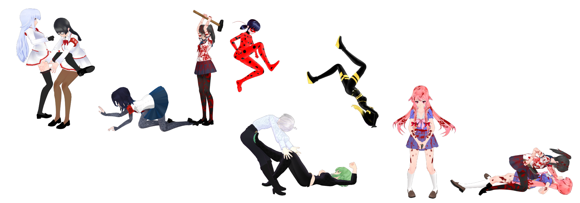 battle poses DOWNLOAD