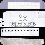 8x paper scans
