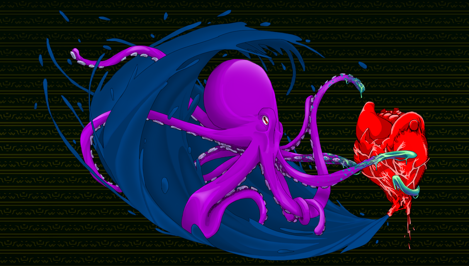 finished octopus heart by NisaCelldoPaiji on DeviantArt