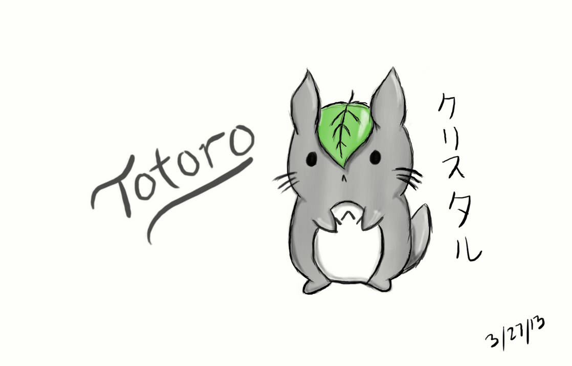 Chibi Totoro Sketch By Shineeshawol24 On Deviantart