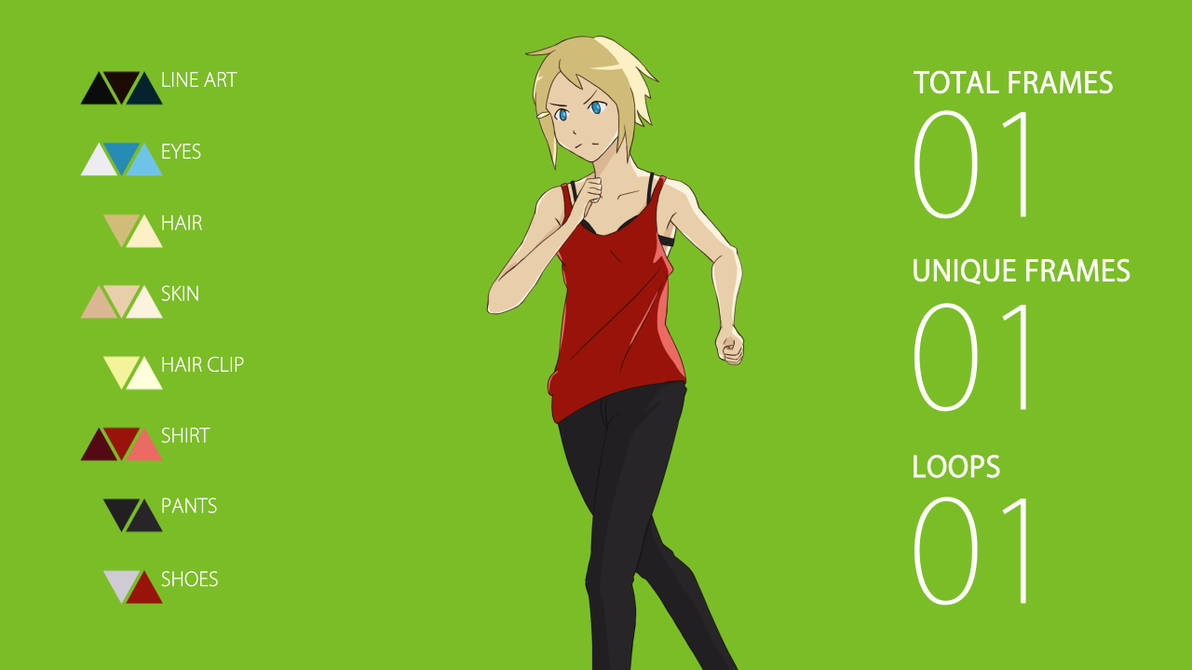 Hanna Running Animation Practice By Putemonsteret On Deviantart