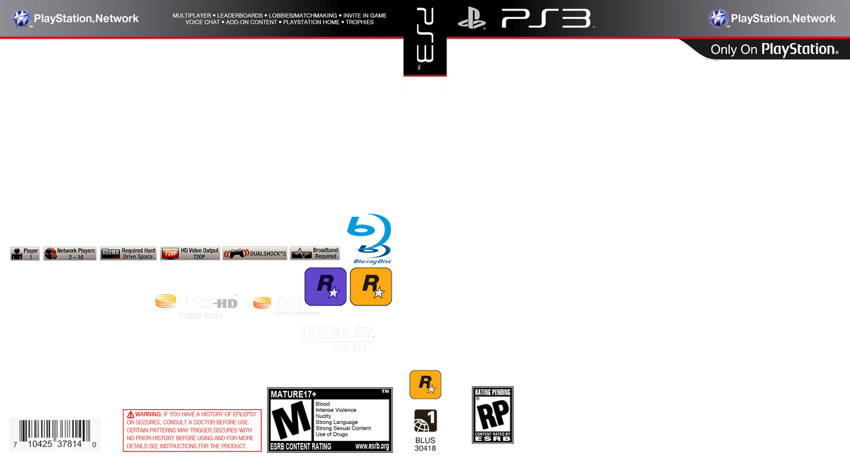 PS3 Game Case (Template) by FajitaPitaGuy on DeviantArt