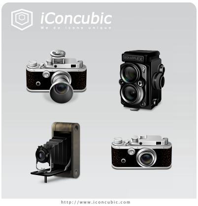 Classic Cameras PNG Version