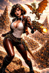 Laurinda, Agent of Flux (Steampunk Challenge)
