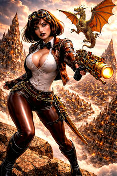 Laurinda, Agent of Flux (Steampunk Challenge)