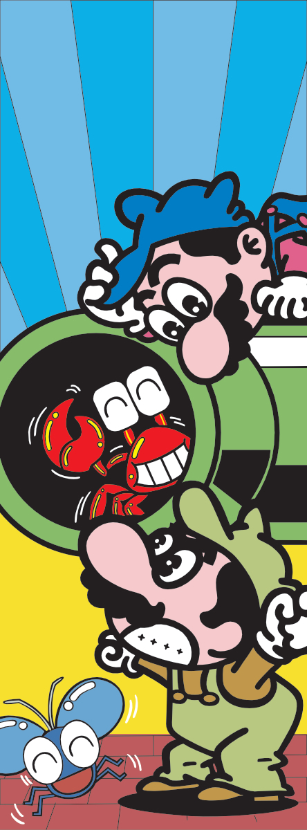 Mario Bros Artwork Arcade Cabinet by NapoOrsoCapo on DeviantArt