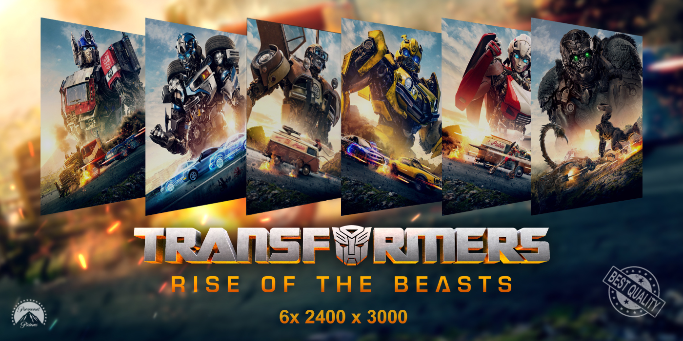 Transformers Rise of the Beasts Textless Poster by sachso74 on DeviantArt