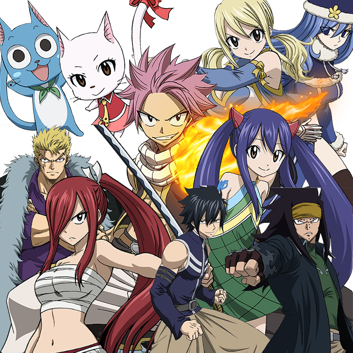 Fairy Tail New Designs Render Pack