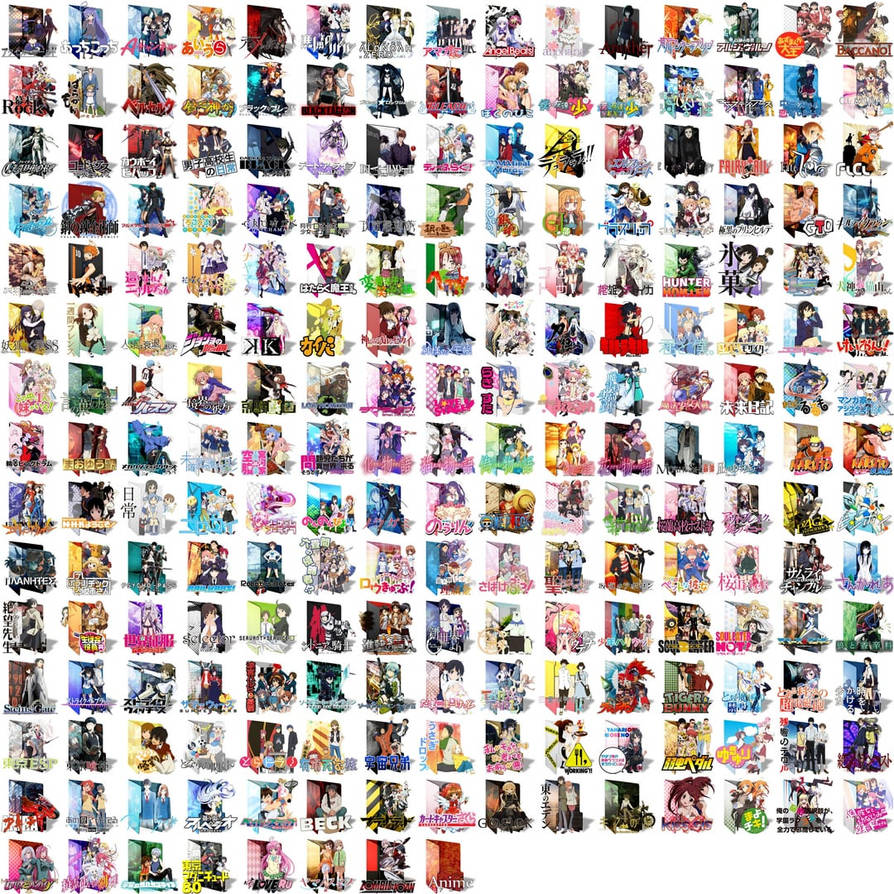 Anime icons for windows/mac by Techzone20 on DeviantArt