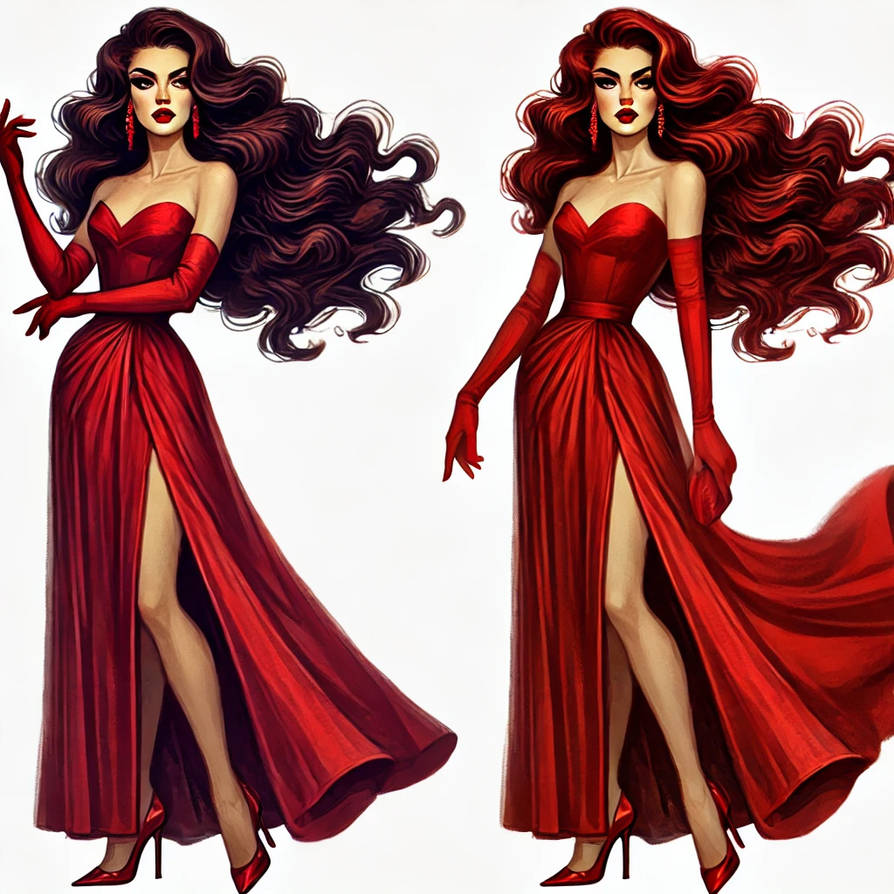 Jessica Rabbit Ai Jessica Rabbit AI DALL-E 3 by hessed on DeviantArt