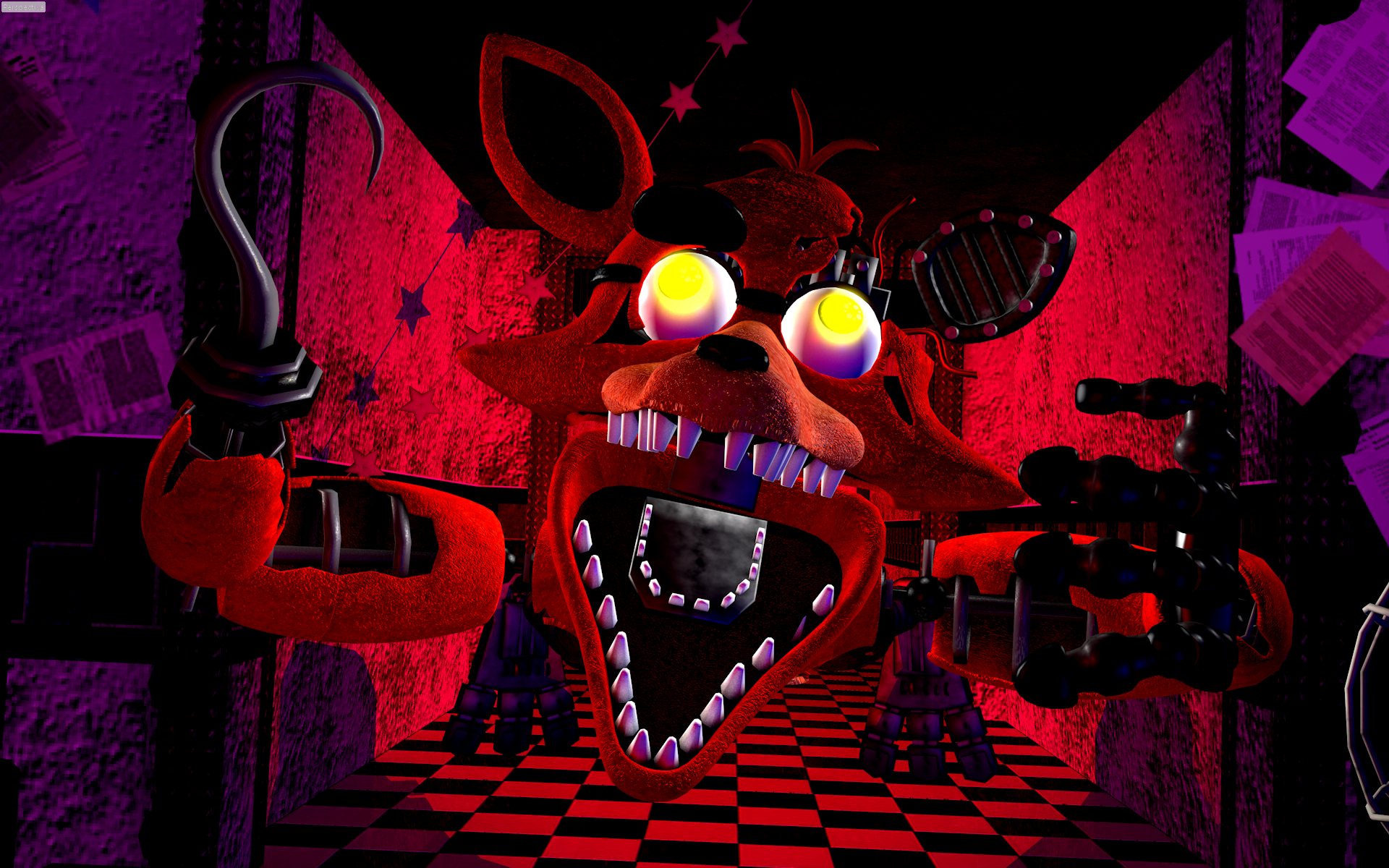 Withered Foxy Jumpscare by SCH01 -- Fur Affinity [dot] net