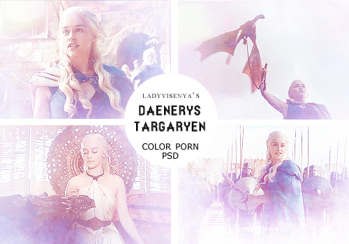 Daenerys Targaryen Colorporn/colorful PSD