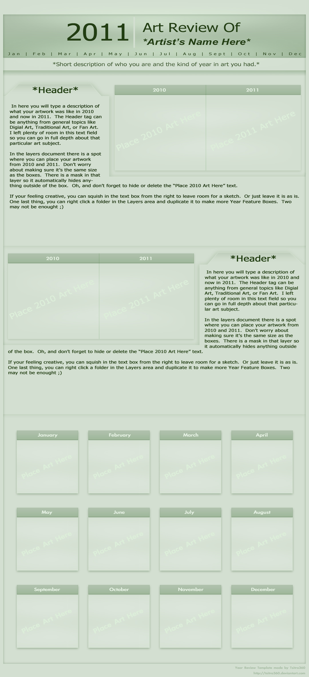 2011 Year Review_Free Template