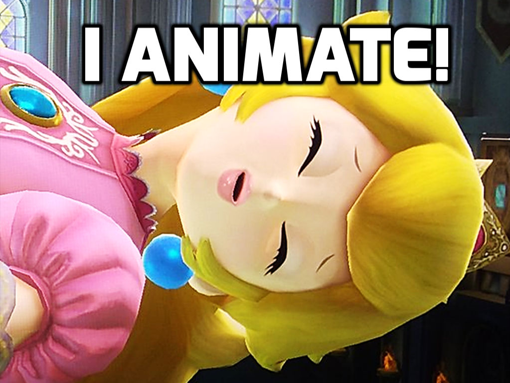 Peach Down Animated by Rotommowtom on DeviantArt