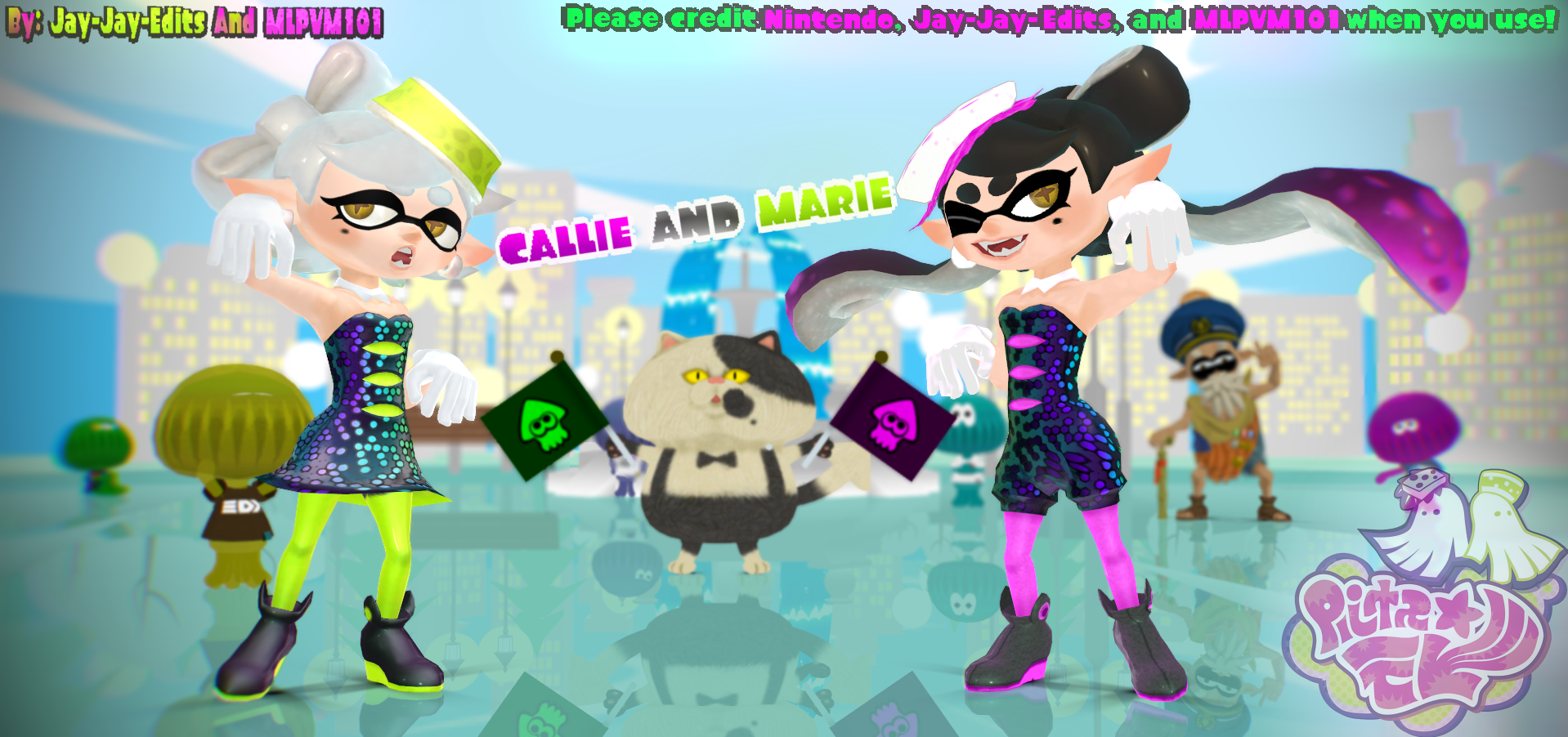 Callie and Marie || MMD DOWNLOAD by o-NOVA-o on DeviantArt