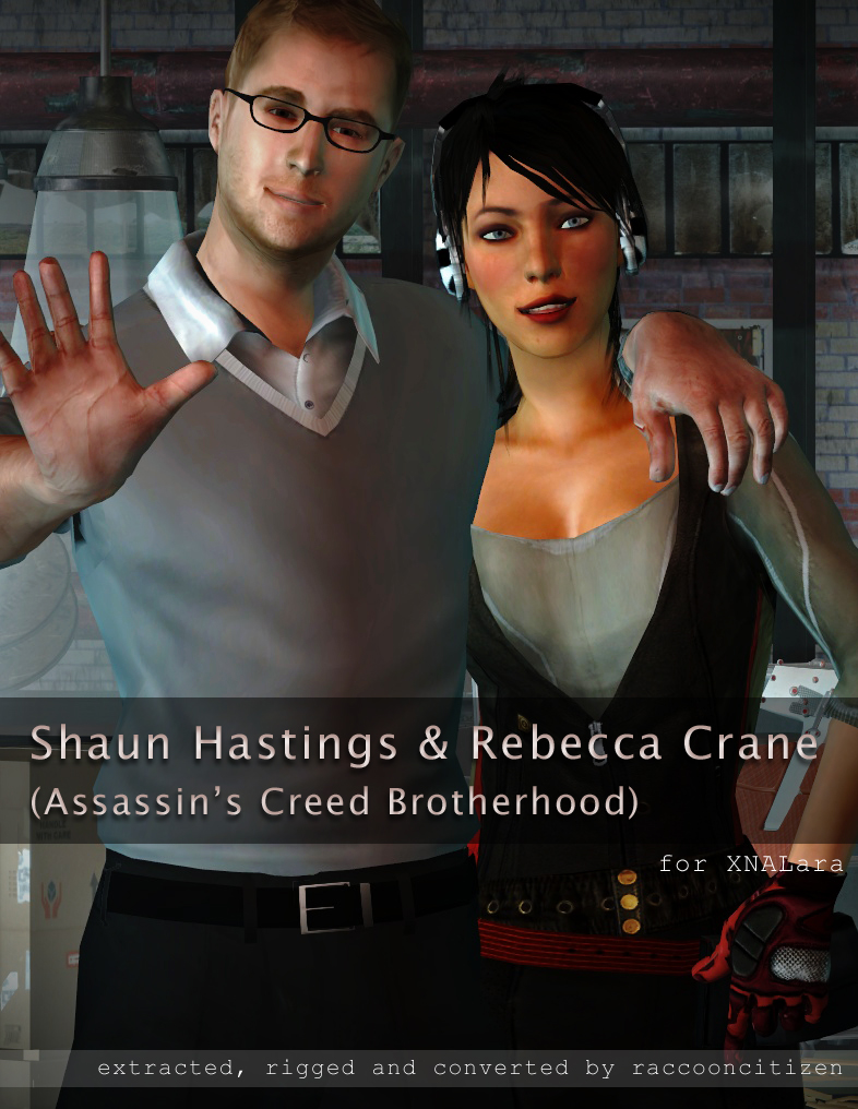 ACB Shaun and Rebecca for XNALara