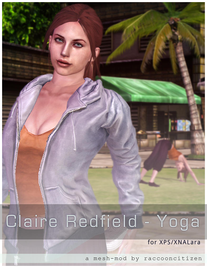 I'm making a Claire meshmod by raccooncitizen on DeviantArt