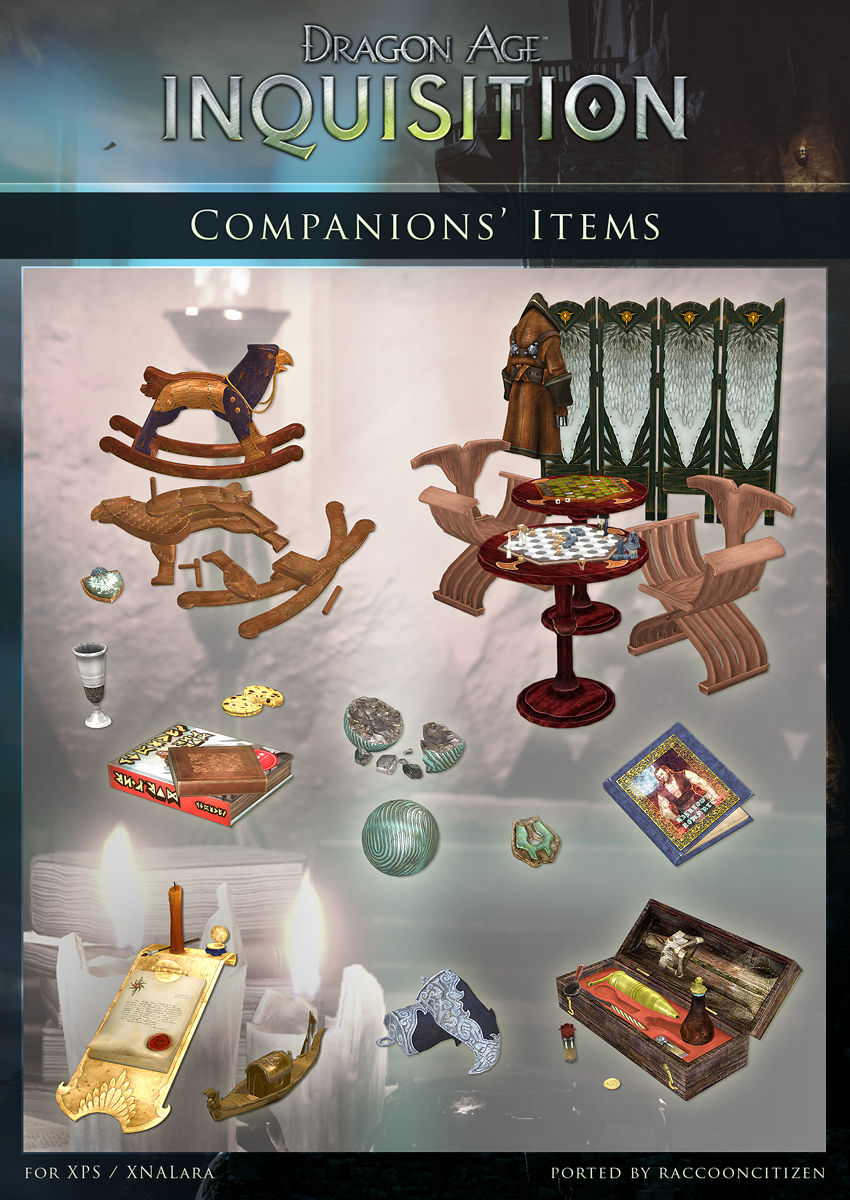 DAI Props - Companions' Items XPS - (DOWNLOAD)