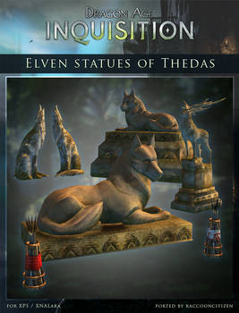 DAI Props - Elven Statues of Thedas for XPS (DL)