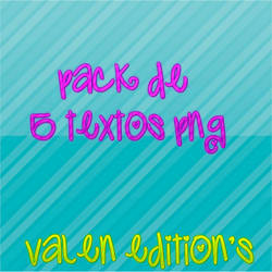 pack de textos png