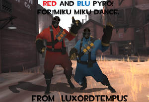 (UPDATED) RED and BLU Pyro MMD DL