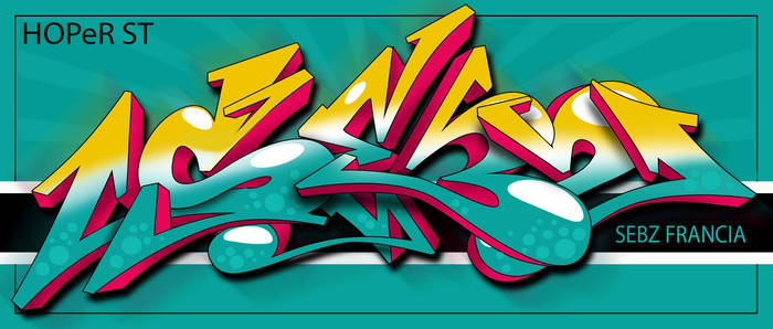 Hoper St Hobbyist Artist Deviantart Los mejores graffitis en letras 3d.