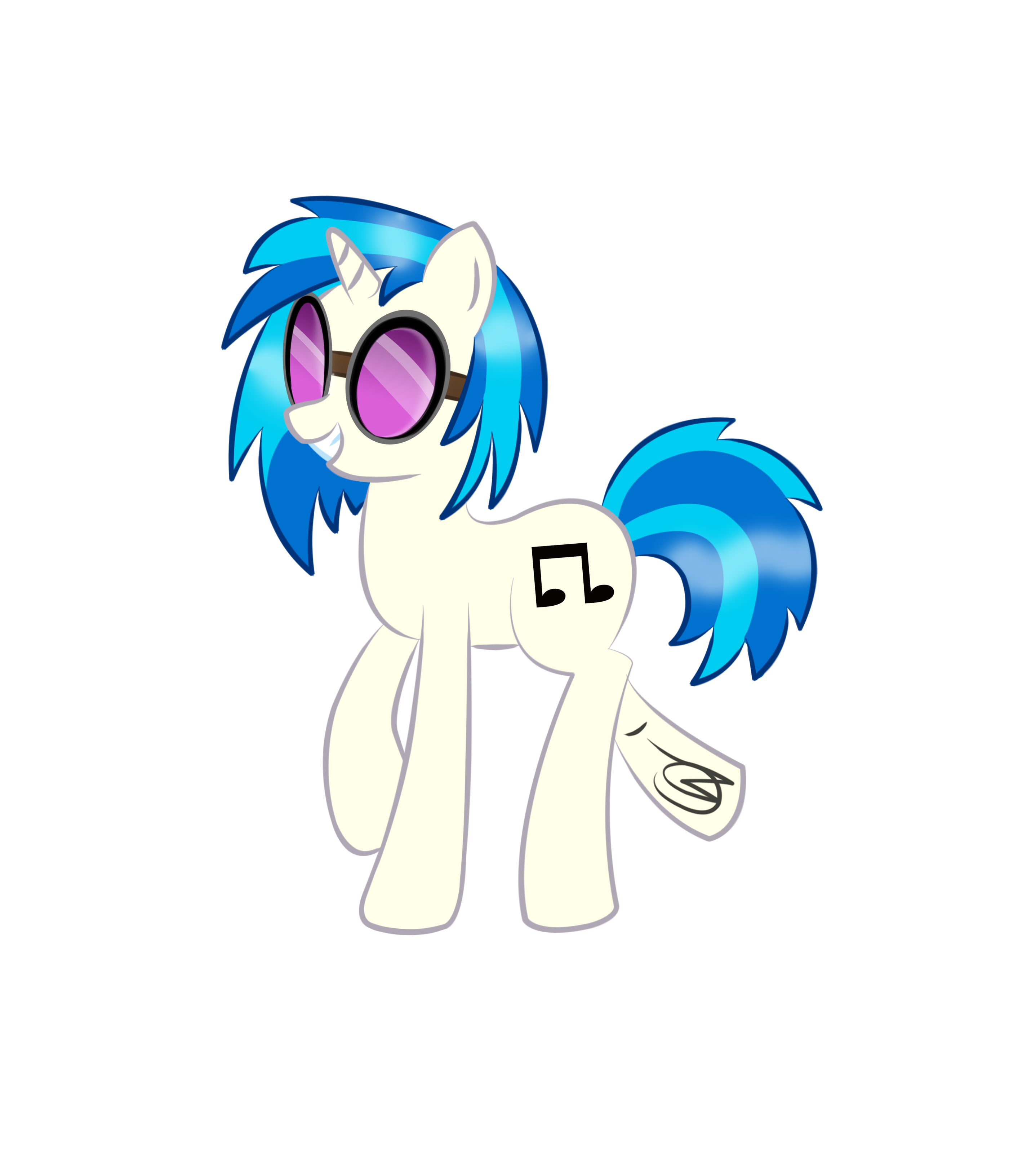 Vinyl scratch MLP by faith7600 on DeviantArt