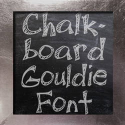 Chalkboard Gouldie