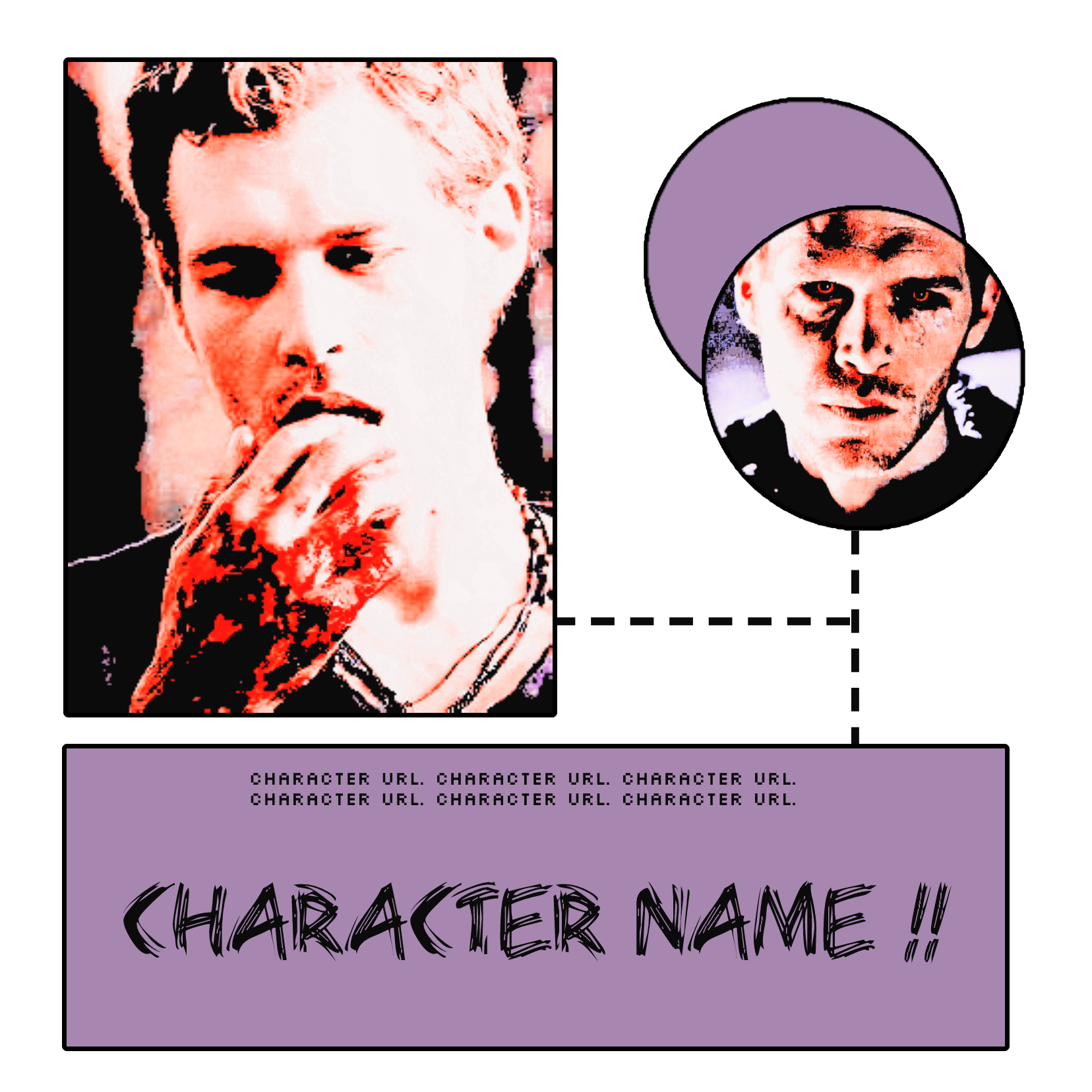 Klaus Mikaelson template by nikoscolorings on DeviantArt