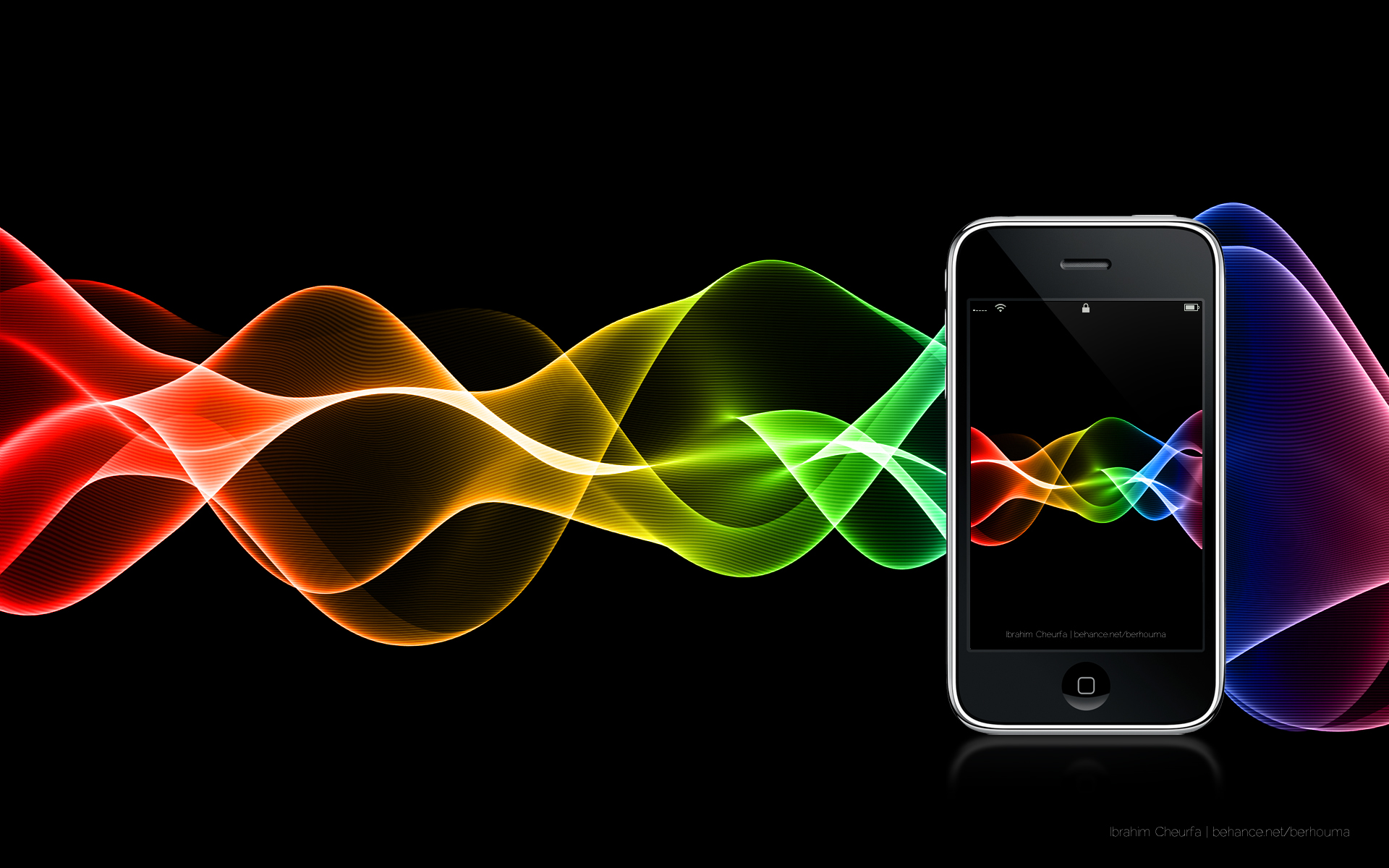 Abstract Waves Wallpaper by berhouma on DeviantArt
