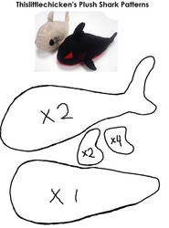 Felt Shark Plush Patterns