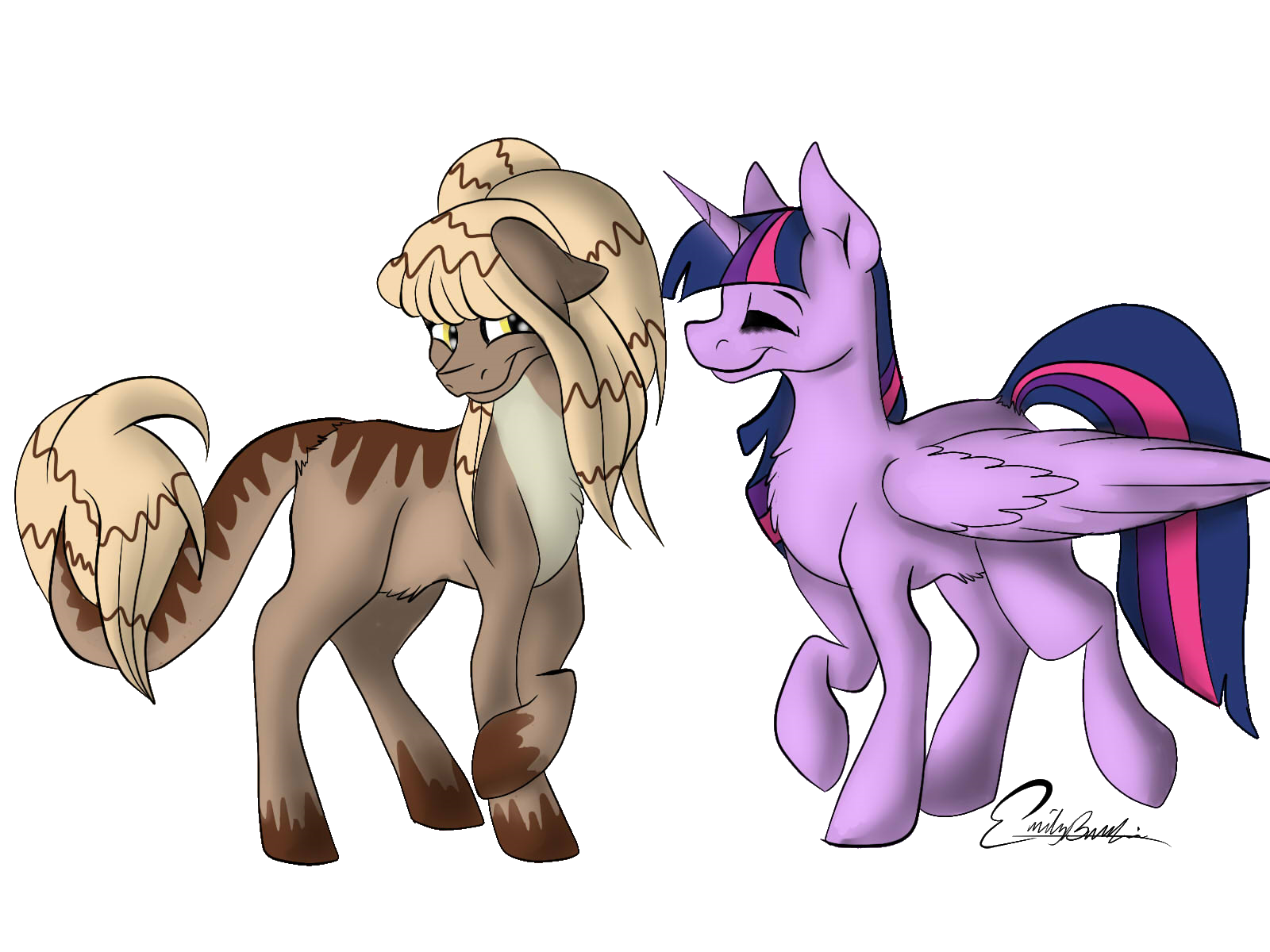 Meeting Twilight (REQUEST) by EmilyWulfStudios on DeviantArt