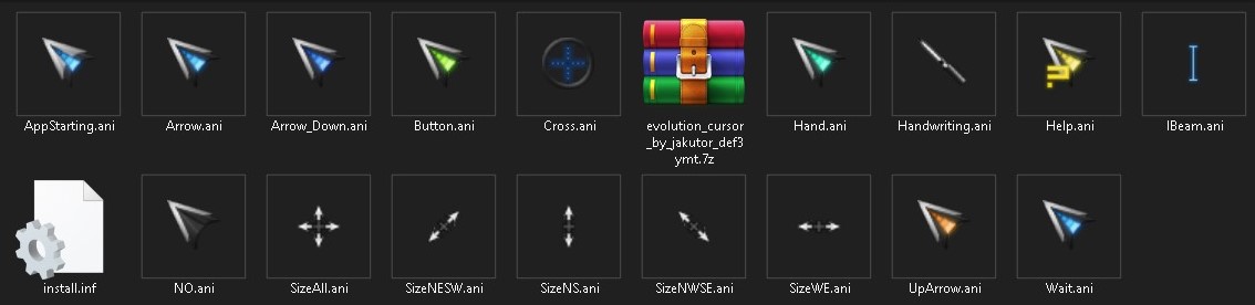 EVO Custom Cursors for Windows by SK-STUDIOS-DESIGN on DeviantArt
