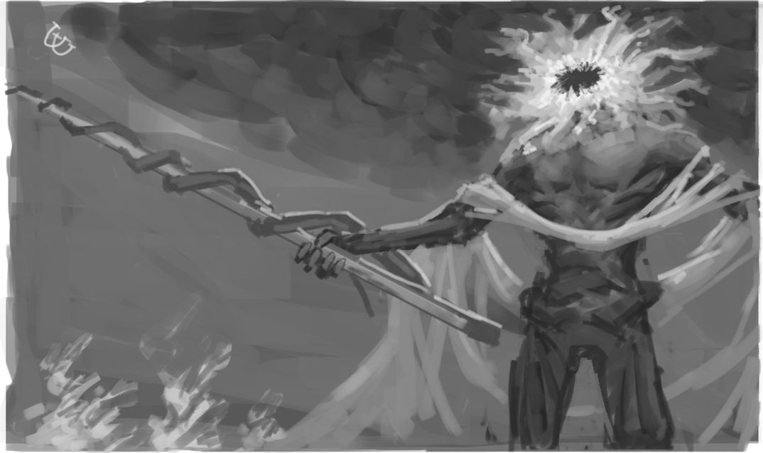 Elden Ring DLC Boss Midra, Lord of Frenzied Flame by OvenBakedCheese