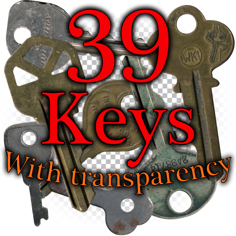 39 Keys with transparency