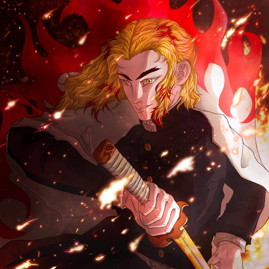 Rengoku Kyojuro | Demon Slayer Fan Art by TolSirion on DeviantArt