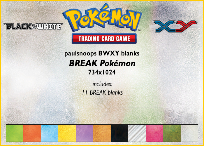 pokemon break card maker BWXY BREAK Pokemon blanks (1024x734) by paulsnoops on DeviantArt