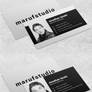 Black-Bold Free PSD  Business Card Template
