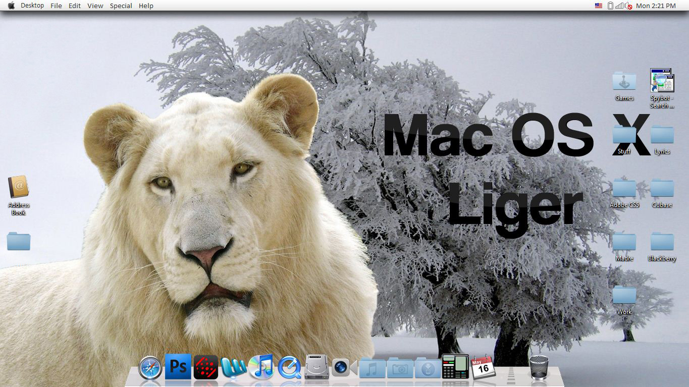 Mac OS X Liger for Windows 7