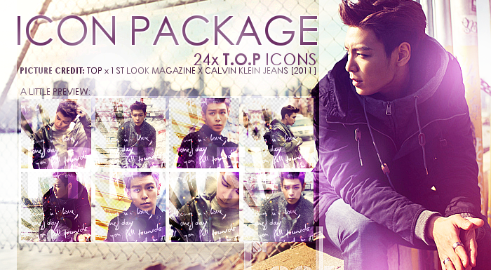 24x T.O.P (BigBang) Icon Package