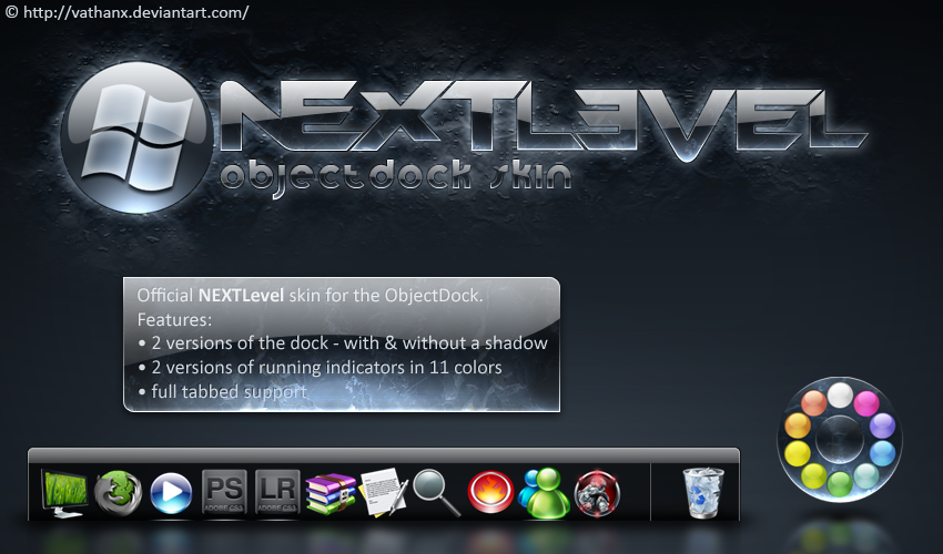 NEXTLevel ObjectDock Skin