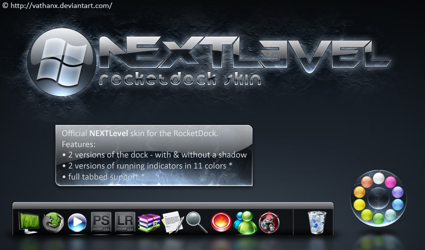 NEXTLevel RocketDock Skin