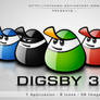 Digsby 3D Icons