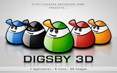 Digsby 3D Icons