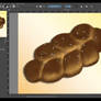 Sweet brioche bread - full digital painting video